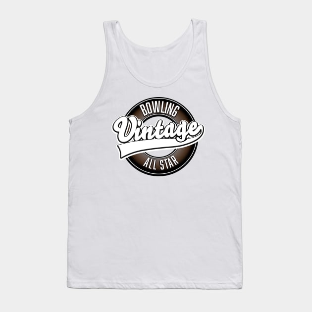 Bowling vintage all star logo Tank Top by nickemporium1